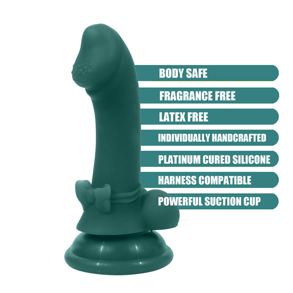 5.7 Inch Mini Bowknot Dildo Dark Green