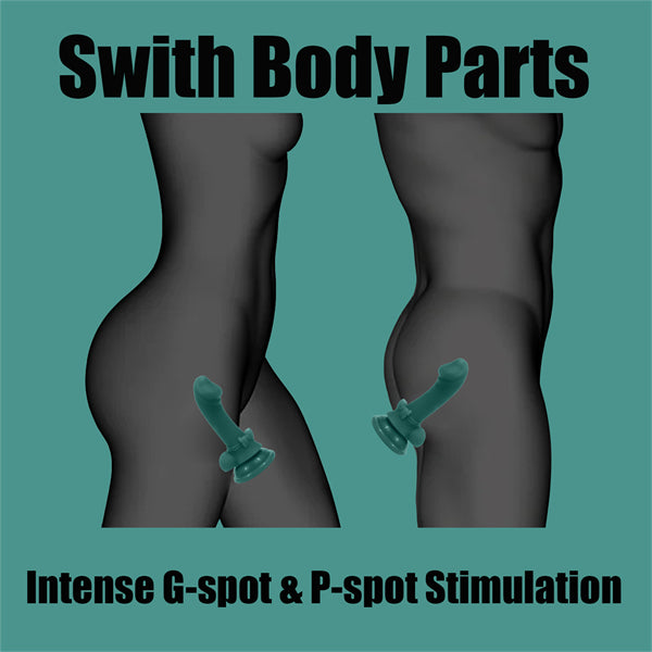 5.7 Inch Mini Bowknot Dildo Dark Green