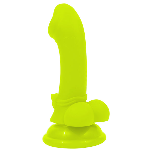 5.7 Inch Mini Bowknot Dildo Lime Green