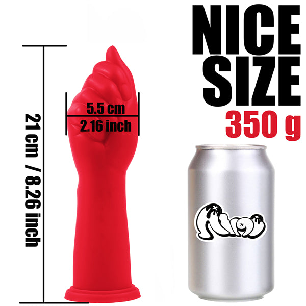 Small Fisting Hand Butt Plug Red