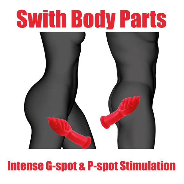 Small Fisting Hand Butt Plug Red