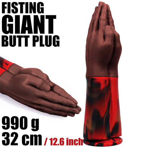 Double Fisting Hand Butt Plug Mix Brown