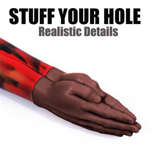 Double Fisting Hand Butt Plug Mix Brown