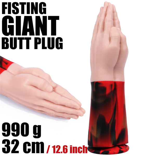 Double Fisting Hand Butt Plug Mix Flesh