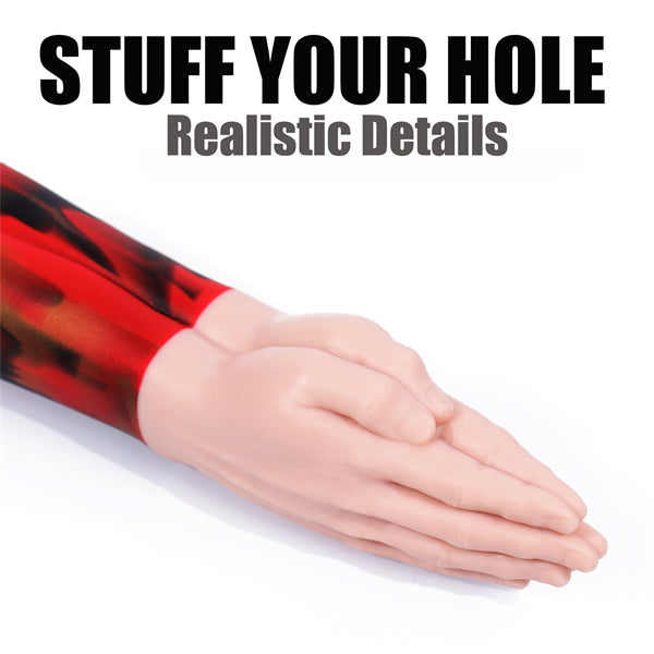 Double Fisting Hand Butt Plug Mix Flesh