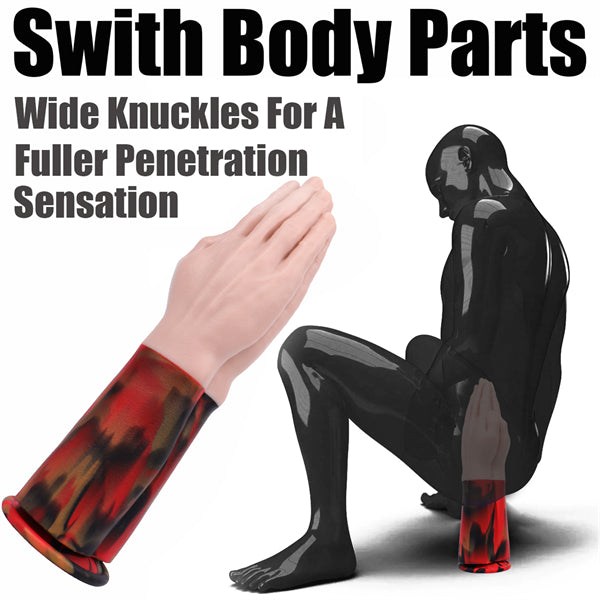 Double Fisting Hand Butt Plug Mix Flesh