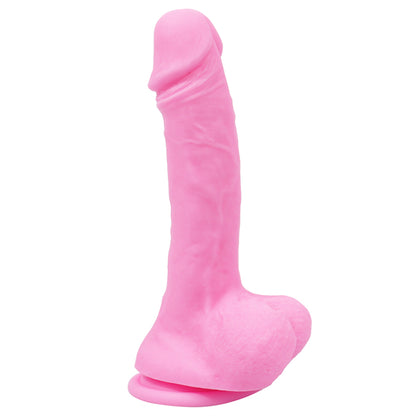 8 Inch Soft Dildo Pink