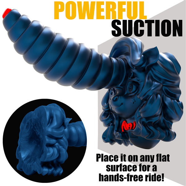 Giant Unicorn Butt Plug Blue