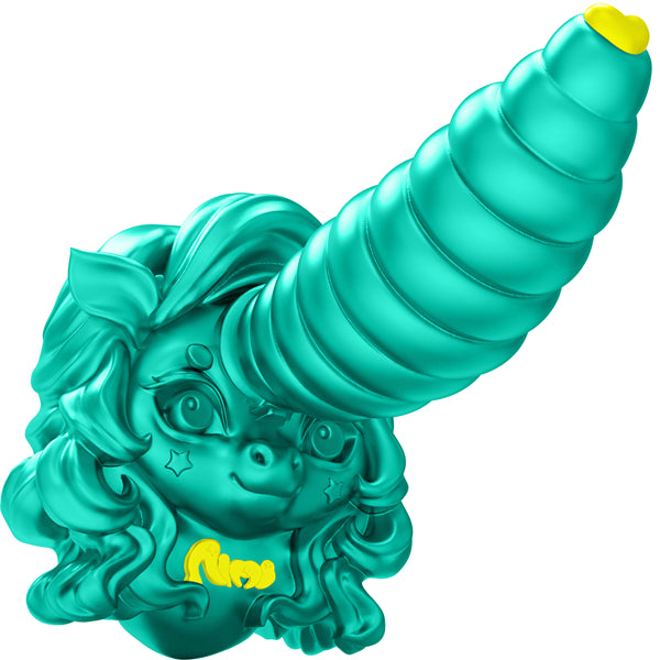 Giant Unicorn Butt Plug Blue