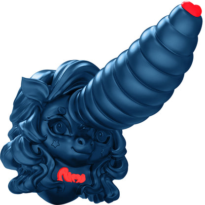 Giant Unicorn Butt Plug Green