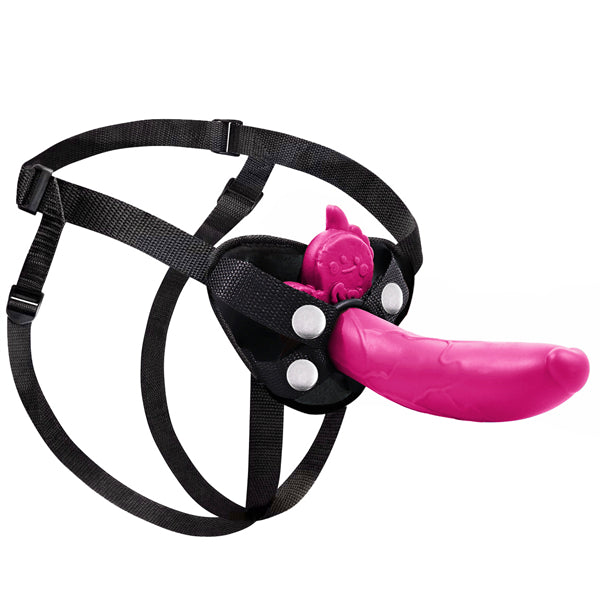 Gingerbread Men Dildo With Harness Strap On Kit Green