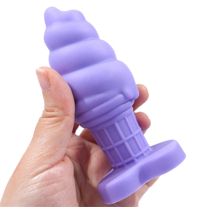 Ice-craem Butt Plug Purple