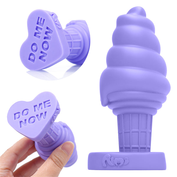 Ice-craem Butt Plug Purple