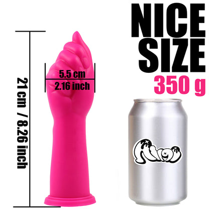 Small Fisting Hand Butt Plug Hot Pink