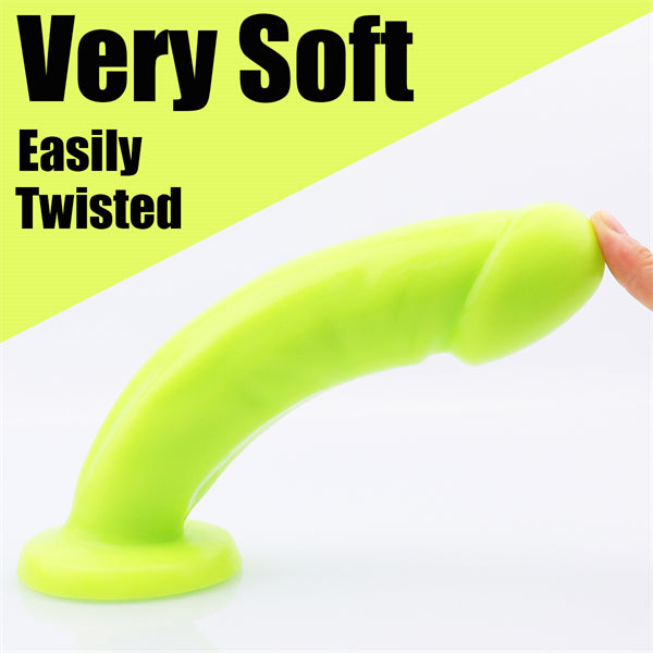 7.6 Inch Soft Dildo Green