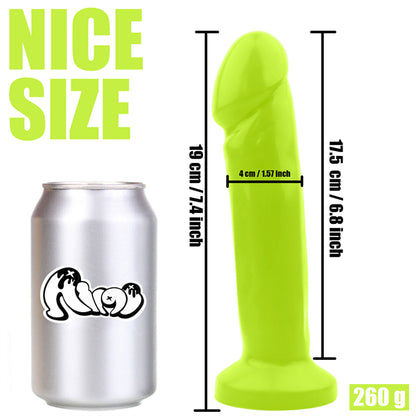 7.6 Inch Soft Dildo Green