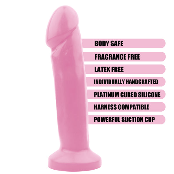 7.6 Inch Soft Dildo Pink