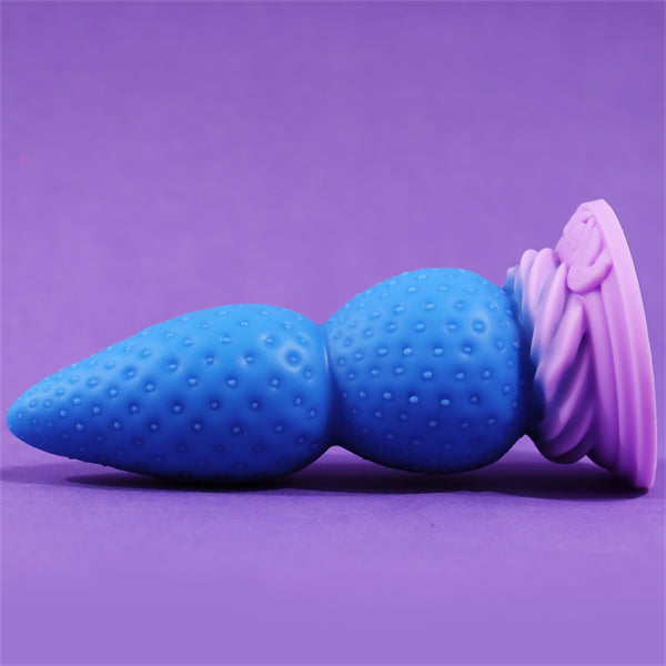 Strawberry Butt Plug Blue