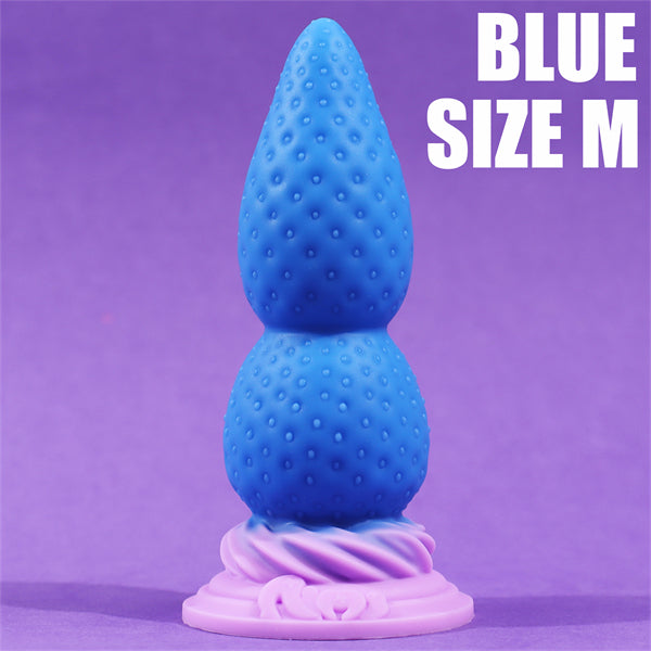 Strawberry Butt Plug Blue