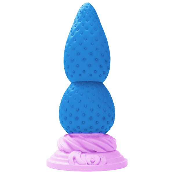 Strawberry Butt Plug Blue