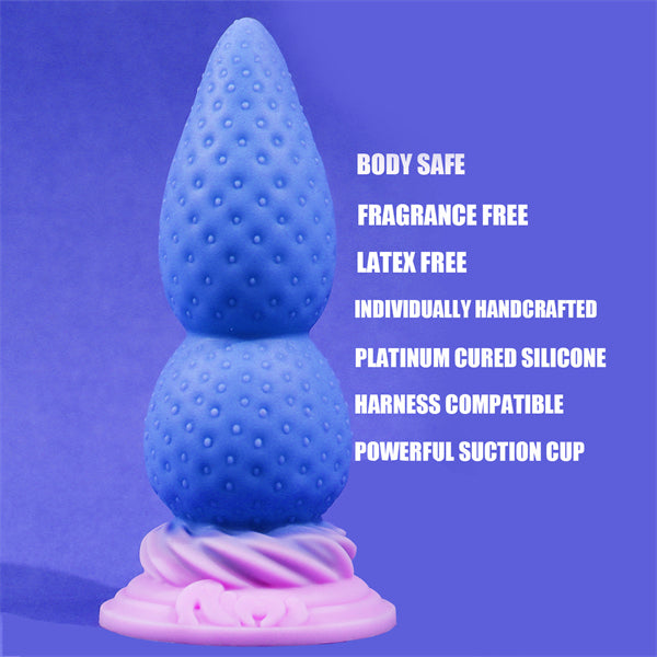 Strawberry Butt Plug Blue